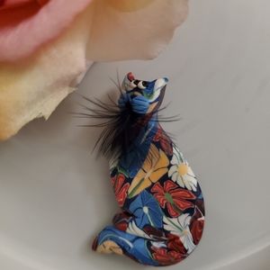 Cat Brooch